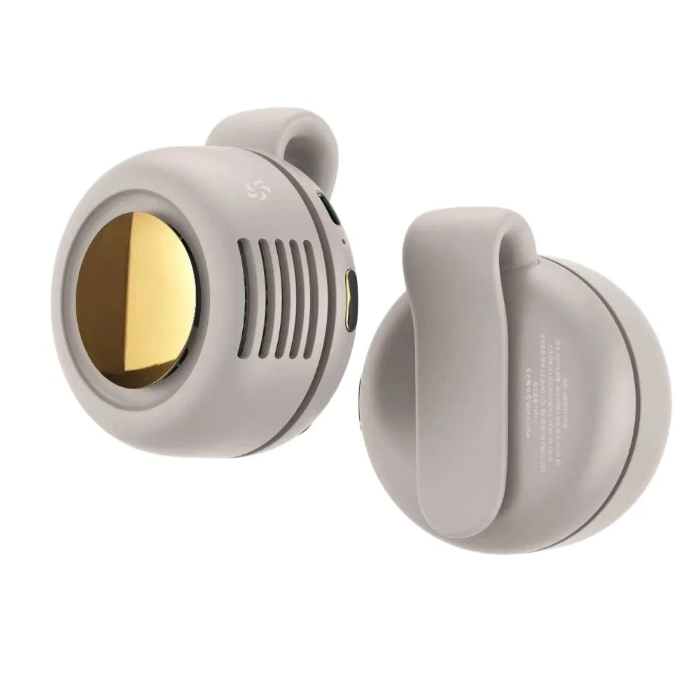 

New Clip On Portable Silent Fan USB Rechargeable Lightweight Waist Clip Fan 3-Speed Adjustable Electric Fan for Outdoor&Office