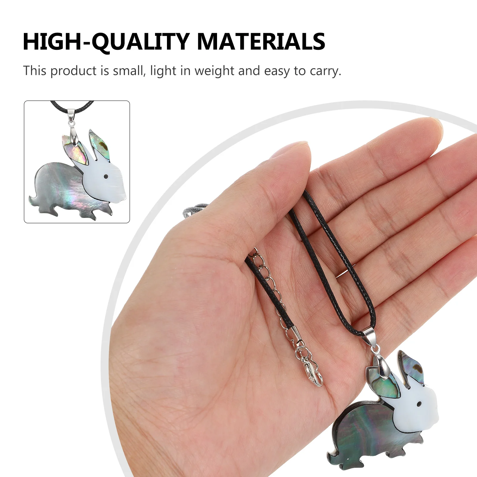 

1Pcs Stylish Rabbit Neck Pendant Delicate Necklace Creative Jewelry Gift for Friends and Family Delicate Rabbit Necklace