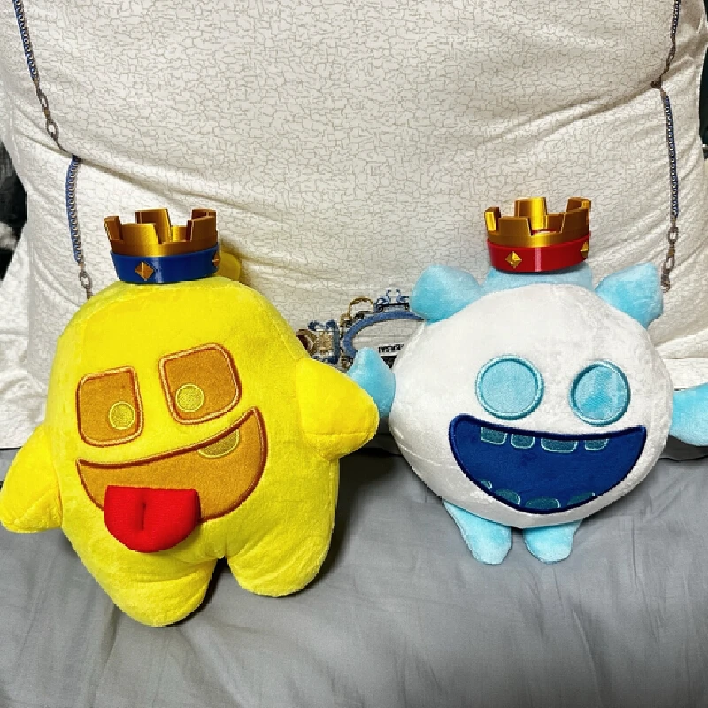 Peluche de 35 cm de Clashed Royale, Dragón de Madera Rodante, Muñeco de Peluche Suave, Personaje de Dibujos Animados, Regalo de Cumpleaños y Navidad