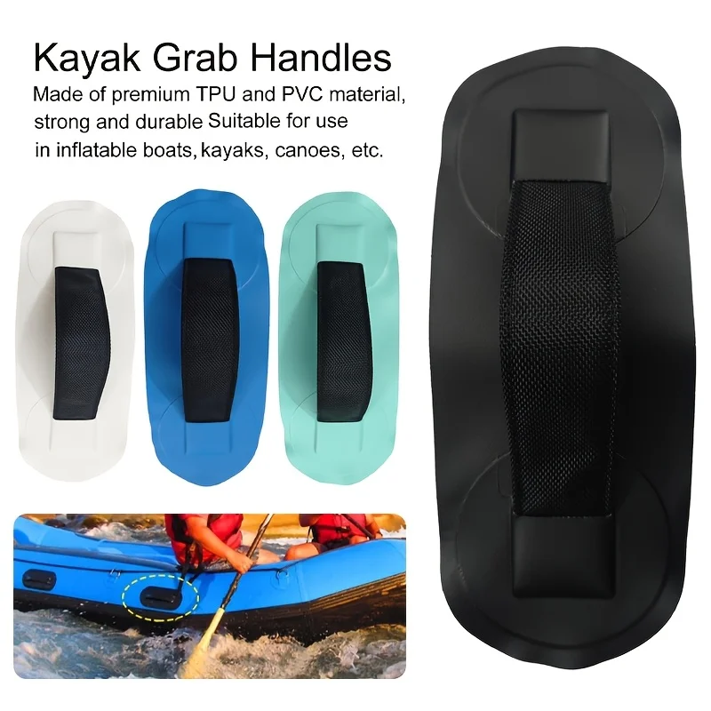 2pcs Glue Free Pvc Webbing Handle Patch For Inflatable Sup Canoe Small Boat Vessel Replacement Hand Grip Rail Surf Accessory