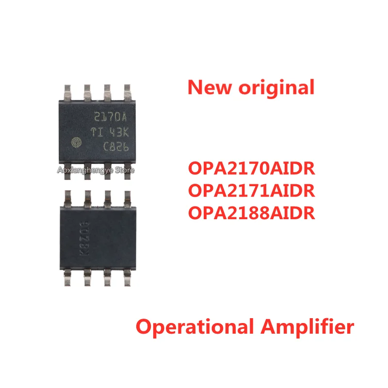5pcs OPA2170AIDR OPA2171AIDR OPA2188AIDR SOP8 Operational Amplifier New original