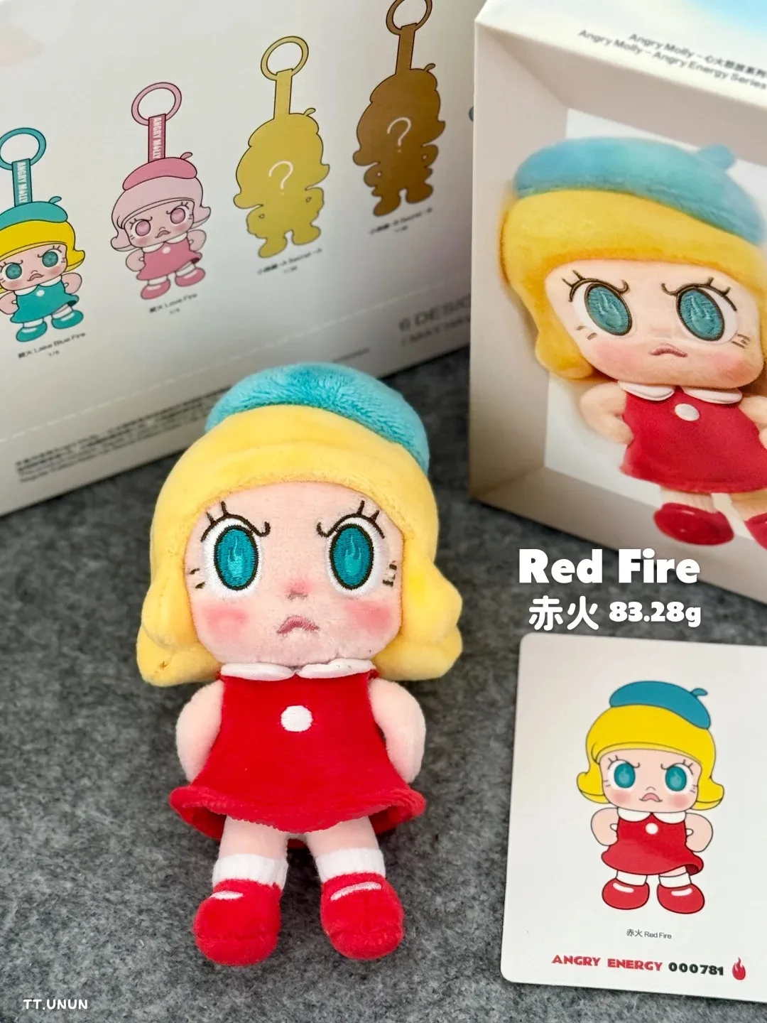 

POPMART Angry Molly Heart Aflame Series Doll Blind Box Exquisite Creative Collection Gift Deserving of Possession
