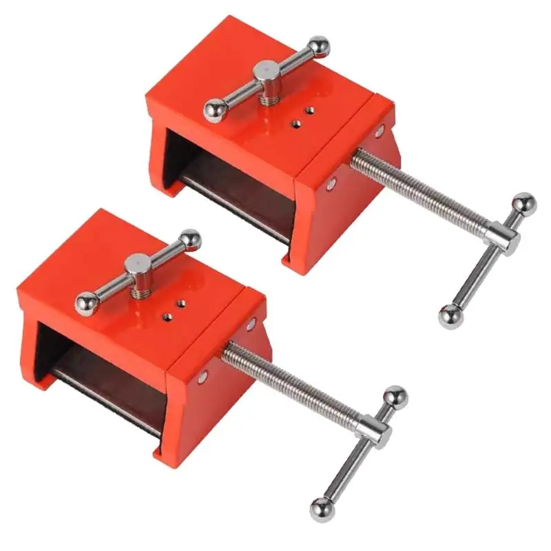 Heavy Duty Anti Slip Drilling Jig Clamp For Installing Cabinets Woodworking With Ergonomic Handle And Sturdy Design D2RD