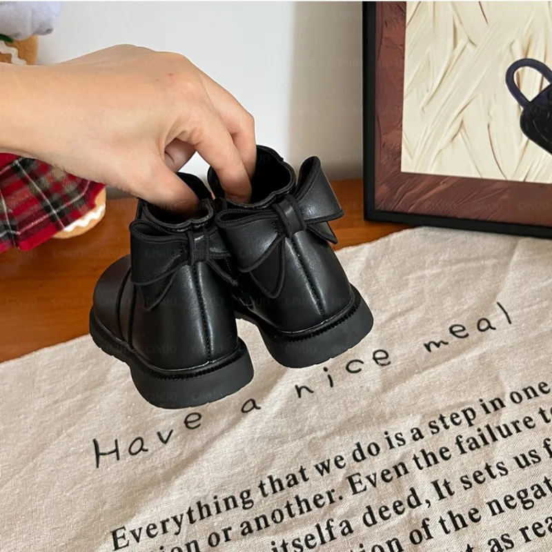 أحذية للأولاد ذات رأس عريض من القطن بنعل ناعم أحذية شتوية للفتيات الصغيرات أحذية مشي مضادة للانزلاق أحذية ثلج دافئة أحذية كاجوال بنعل ناعم
