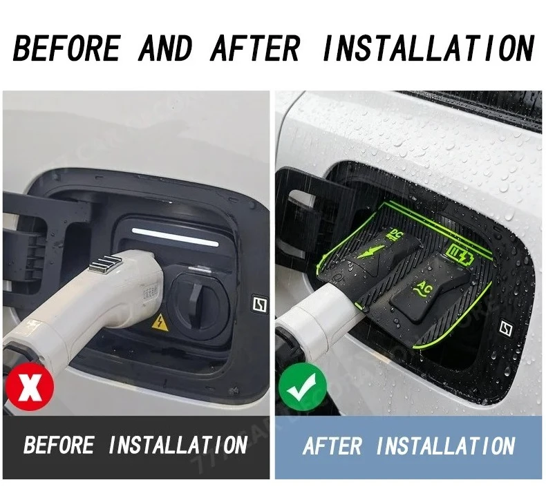 for Zeekr 9X 2026 Car interior decoration accessories, charging port protective cover, shielding cover