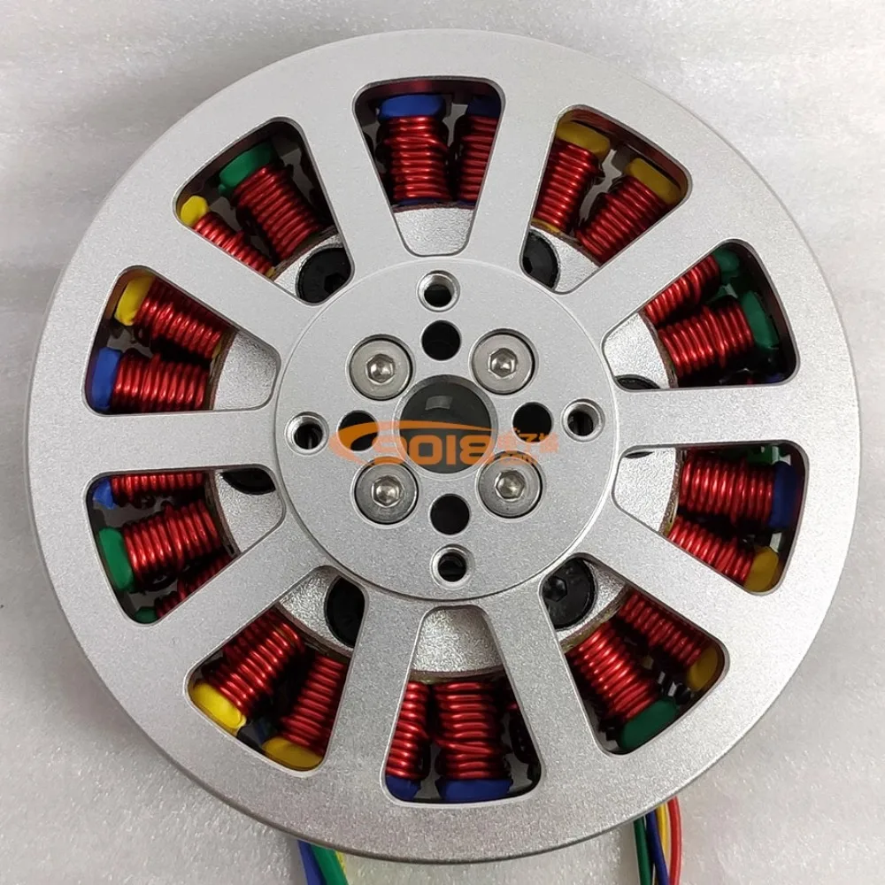 

8110 Дисковый двигатель с прямым приводом мощностью 300 Вт, бесщеточный двигатель постоянного тока 1,2 Нм, плоский ультратонкий полый вал