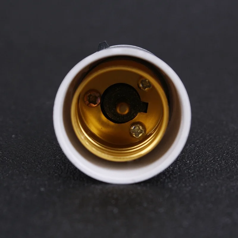1PCS White Bakelite Screw Ceiling E27 Lamp Holder E27 Bulb Lighting Socket Adapter