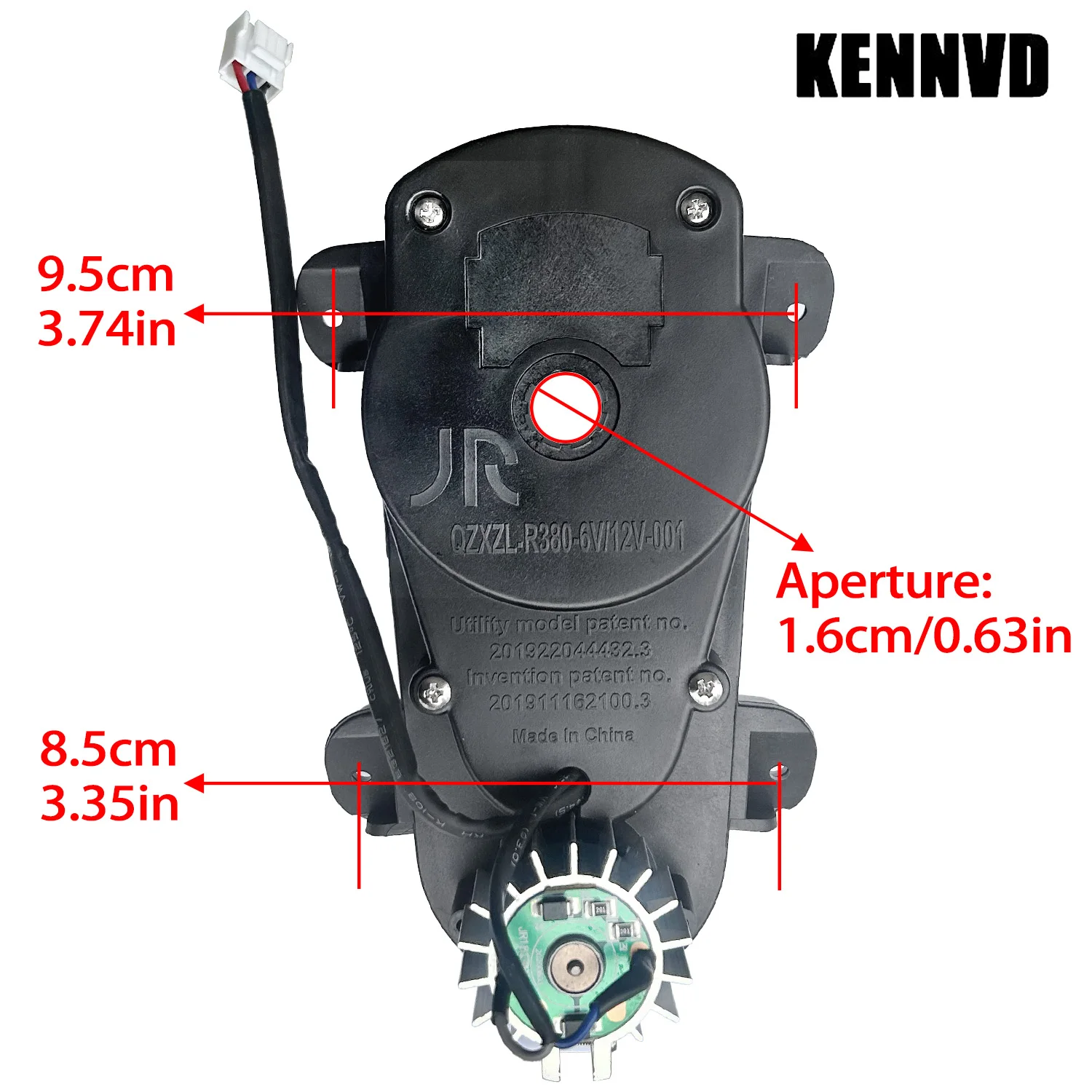 JR QZXZL 380 6 V/12 V/24 V Kinder Elektrische Fahrt auf Spielzeug Baby Auto Lenkung DC Motor Getriebe Richtungsmotor Zubehör Teile