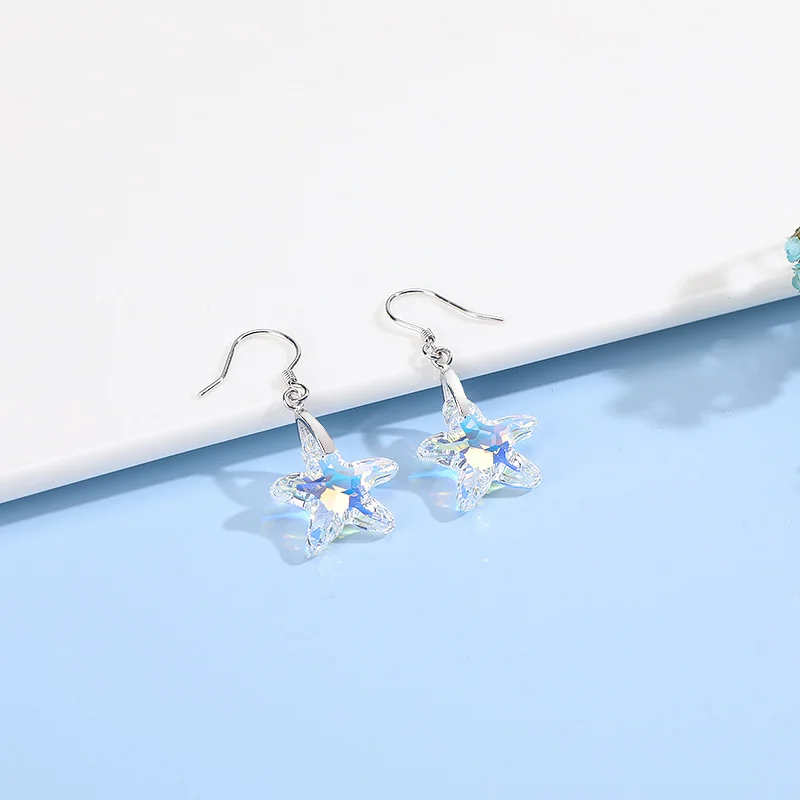 10pcs High Quality Creative Crystal Beads Glass Beads Handmade DIY Jewelry Making Necklace Earring Moon Pendant Beaded