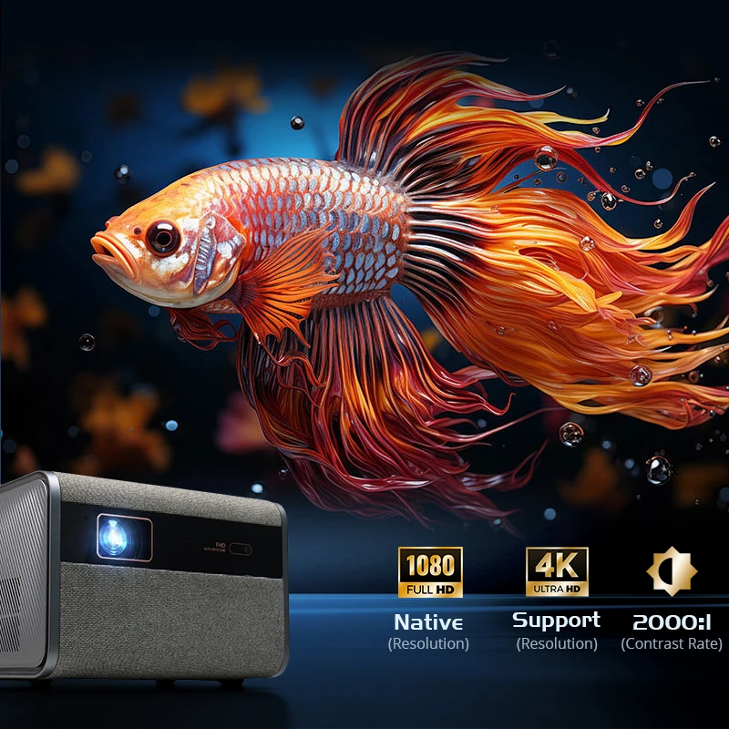 L015 Smart Android Wifi Projecteur Led Home Theater Filme 4k Projetor Portátil Escritório Projetor de Negócios Ao Ar Livre