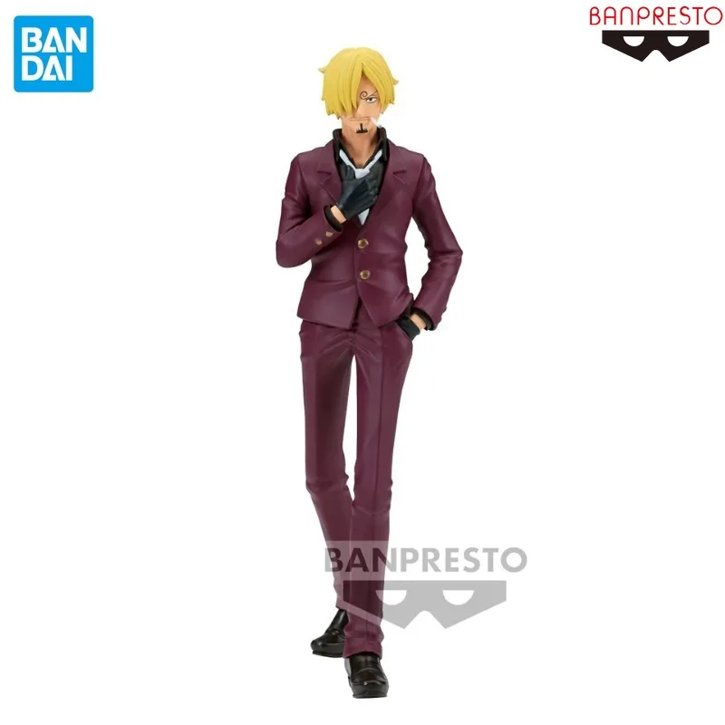 

Original Genuine Banpresto One Piece 17cm Sanji Anime Action Figures PVC Model Decoration Collection Toy Gift for Kids