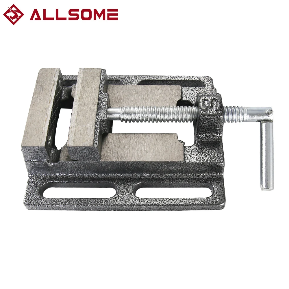 Allsome Drill Press Vise,3 Inch Jaw Width Portable Vise for Drilling machine