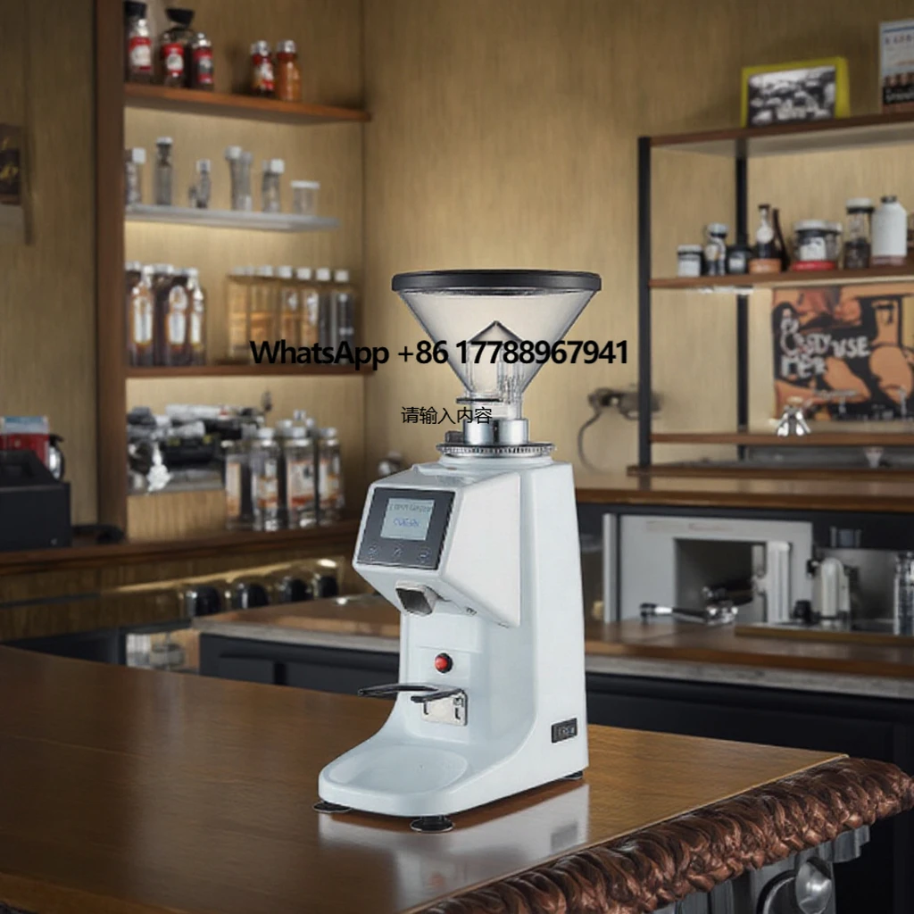 

60mm Professional Automatic Adjustable Setting Industrial Electric Commercial Coffee Grinder Machine with Scale