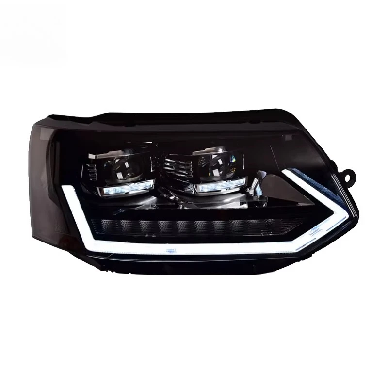 2 Pieces for VW Multivan Transporter T5 Caravelle 2010 2015 Head Lamp Upgrade LED Head Light DRL Headlight Assembly