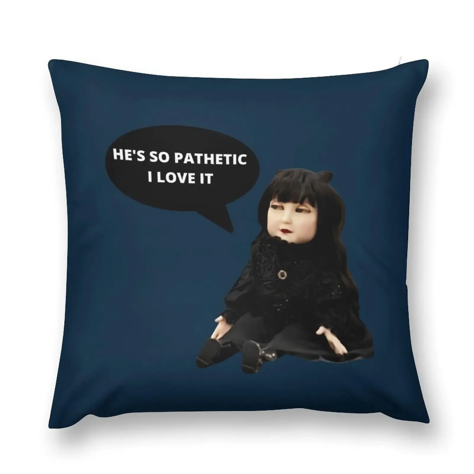 Mean nadja doll Throw Pillow Throw Pillow Cushion Cover Luxury Pillow Cases