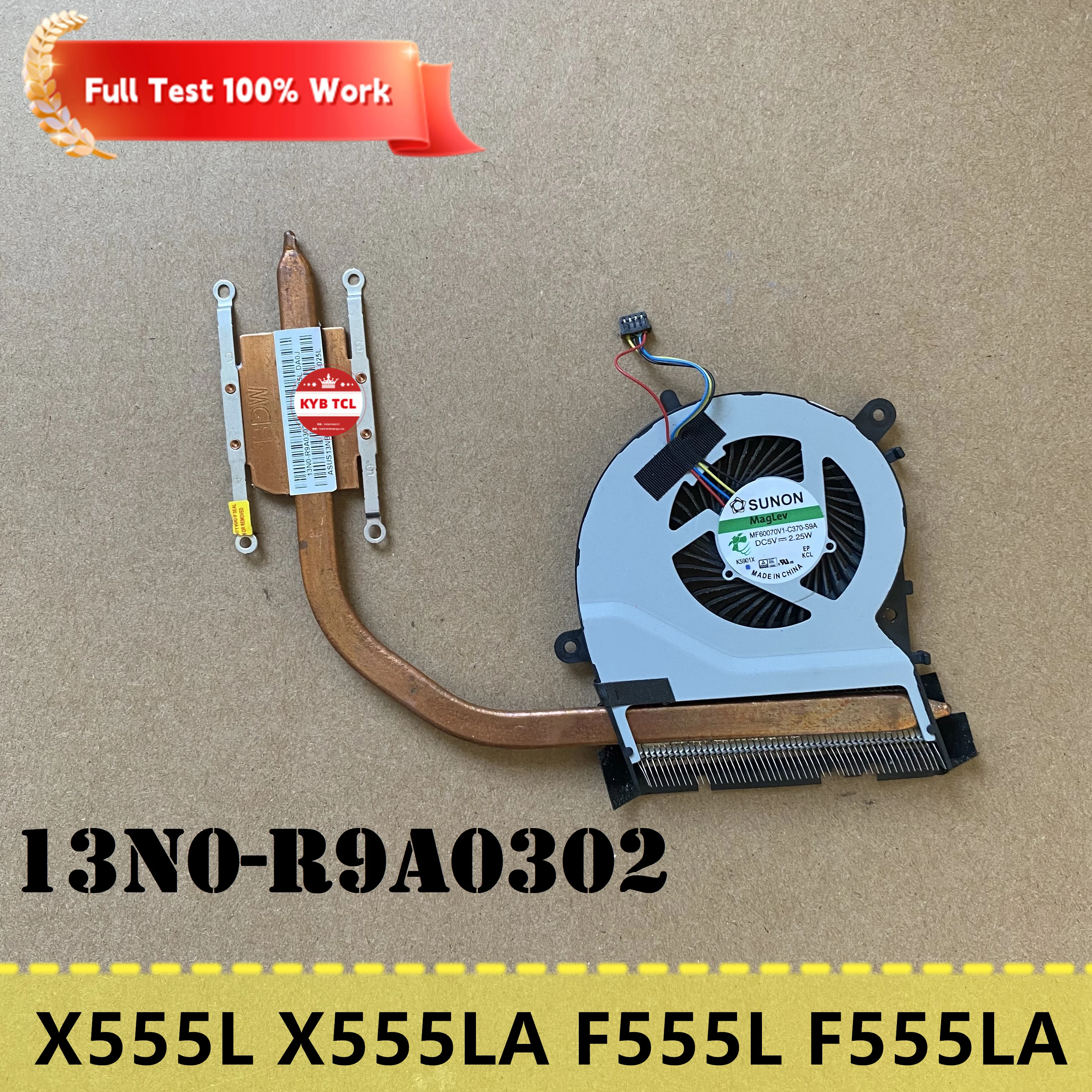 For Asus X555L X555LA F555L F555LA Laptop CPU Cooling Heatsink Or Fan Or Wireless WiFi Antenna Cable 13N0-R9A0302 Notebook