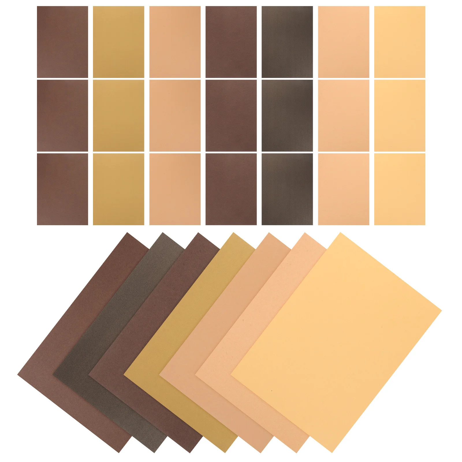 35 قطعة من ورق الحرف البطاقات الملونة السميكة للمشروعات الفنية ذاتية الصنع بطاقات المعايدة المصنوعة يدويًا رسم سجل القصاصات