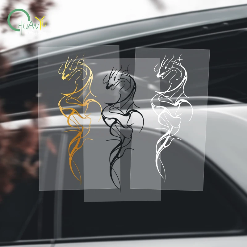 Divine Dragon Angel Six-Wing Totem Car Sticker Personalized Modification Waterproof Reflective Body Decal