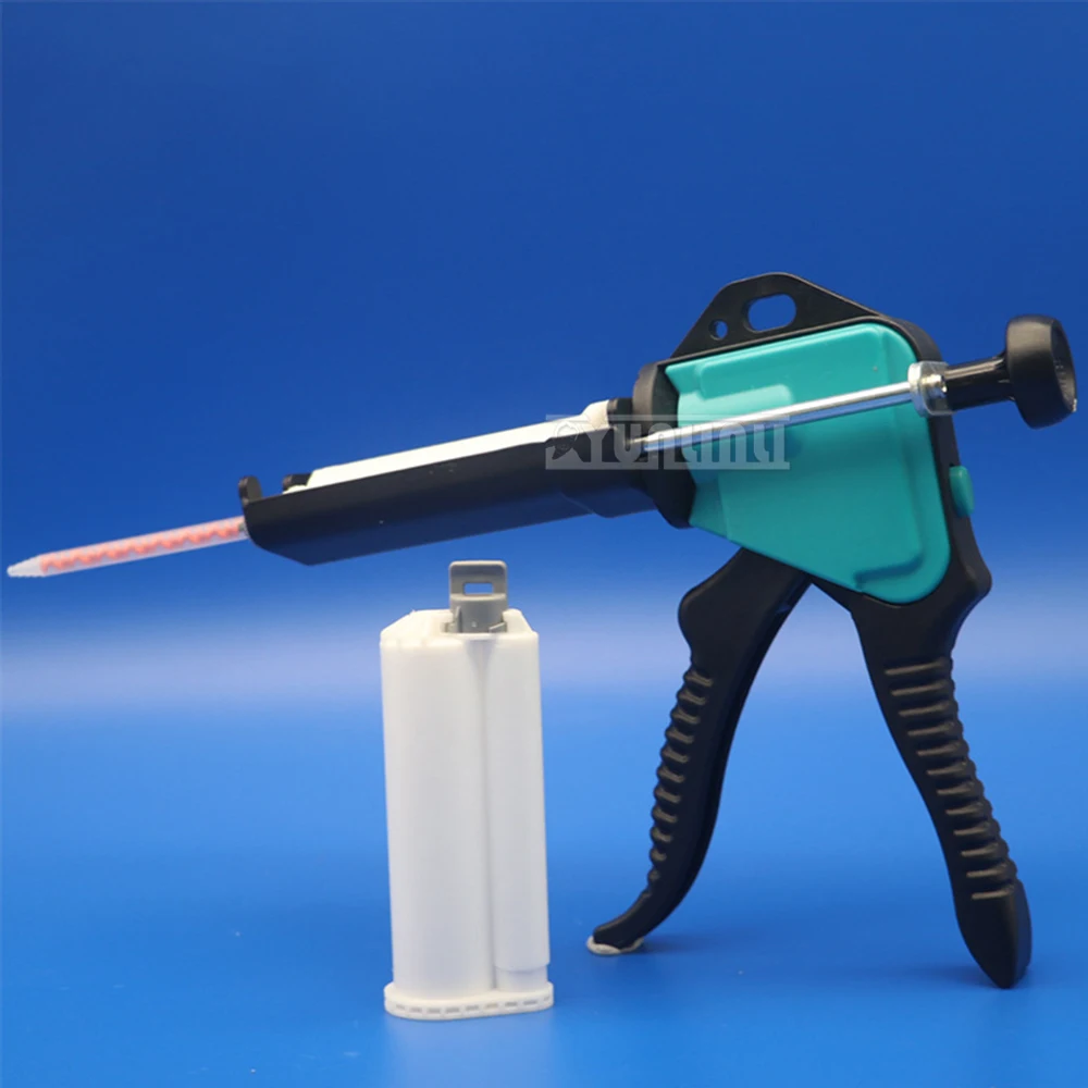 

50ml 4:1 AB Manual Glue Gun Tool Two-component metal rod push-type structural glue gun W-50-4