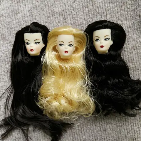 1/6 ST Ansiktsform Vintage Dockhuvuden För 30cm Solid Kvinnlig Kropp Barn Lekande Presenter 8 best sales Barbie vintage - №6