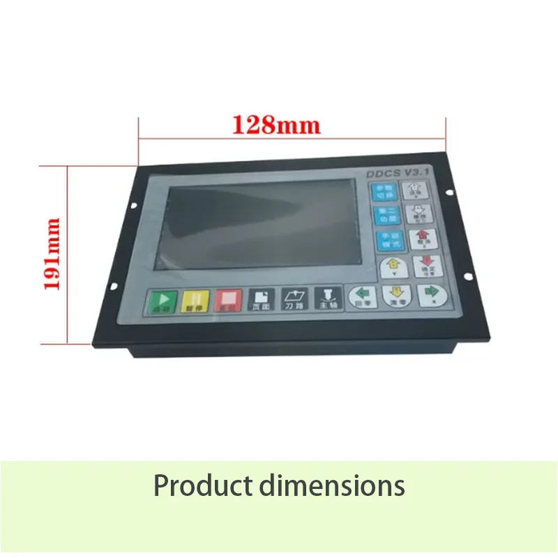 CNC System 3-Axis 4-Axis Carving Equipment Accessories Emergency Stop Handwheel English Version for Model DDCS V3.1 V4.1