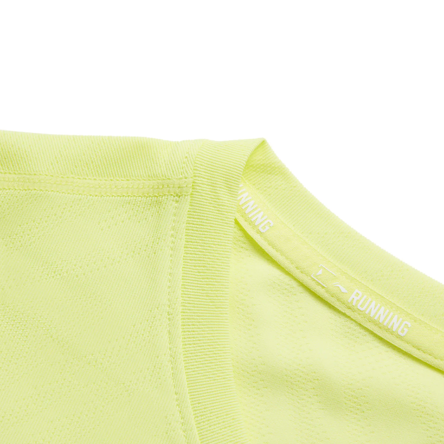 تي شيرت رياضي للسيدات للجري من Li-Ning في الهواء مقاس عادي 88% بوليستر 12% بطانة سباند قابلة للتنفس برقبة دائرية تي شيرت ATSU060