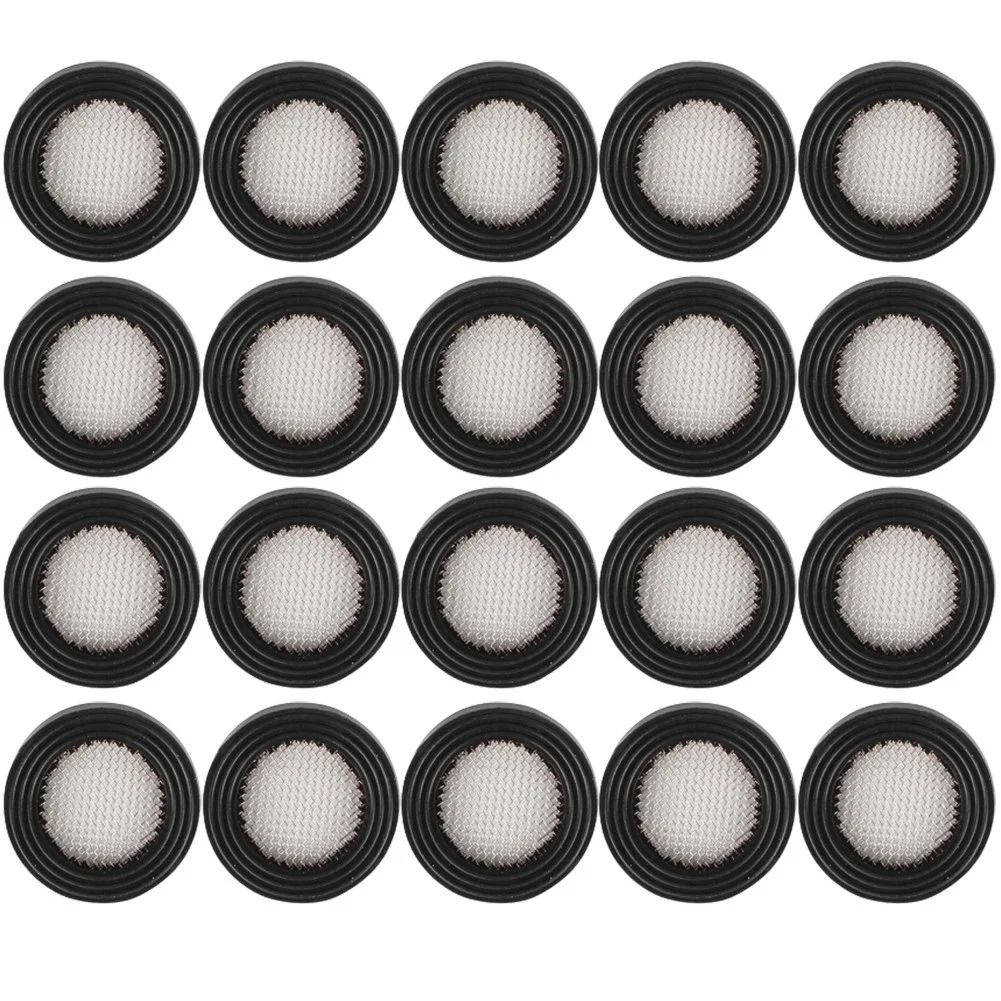 Gasket Shower Filter Washer Home O-Ring Pack Parts Replacement Rubber Seal Black Set For Bathroom G3/4 Grommet
