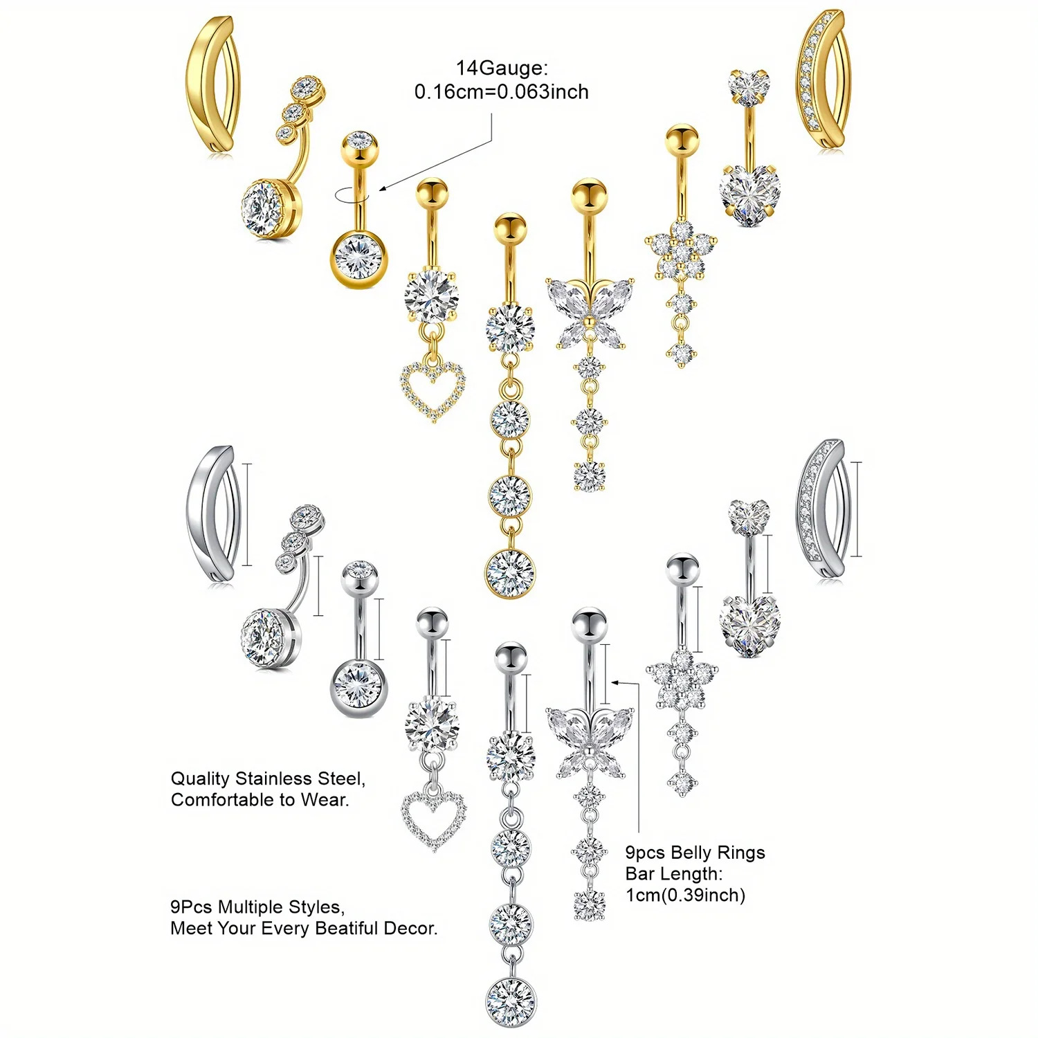 Thumbnail 2 - #34 Best Belly Button Rings to Buy In 2026