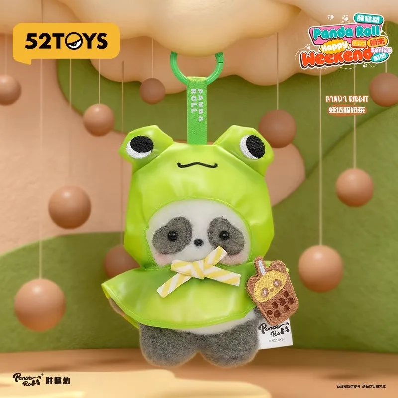 الأصلي الباندا لفة سعيد عطلة نهاية الأسبوع صندوق أعمى أفخم أنيمي Kawaii الباندا لفة صندوق أعمى اللعب لطيف قلادة لعبة هدايا عيد ميلاد طفل