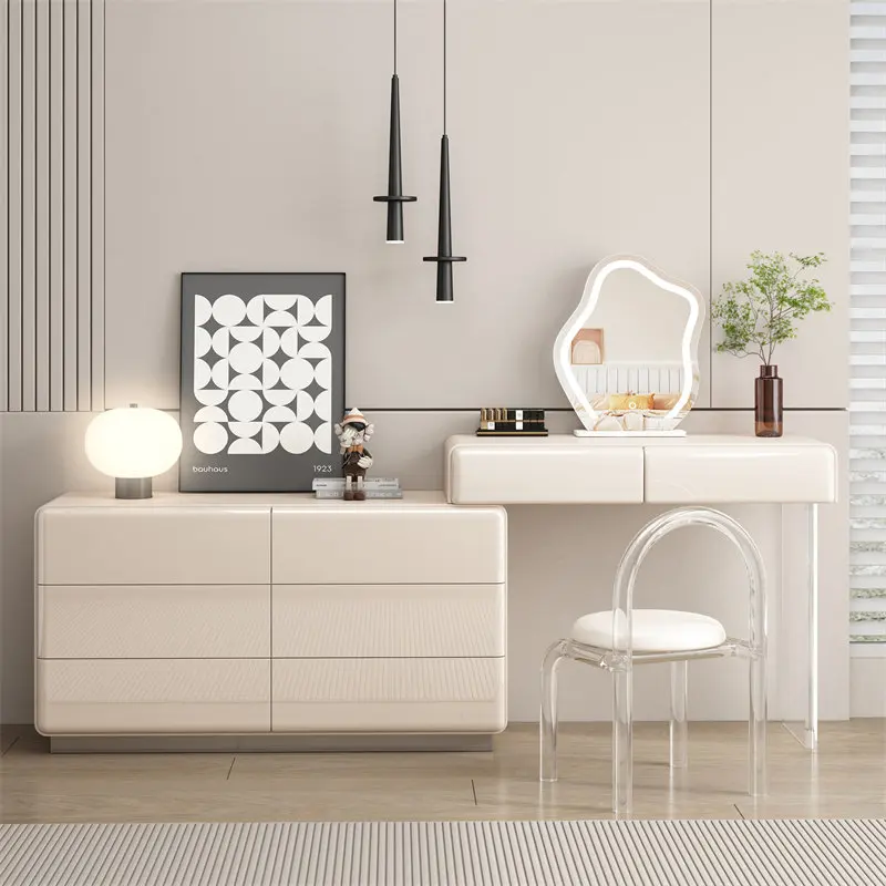 

Makeup Organizer Vanity Table Bedroom Drawers Universal Storage Shelf Dressing Table European Mesa De Maquillaje Home Furniture