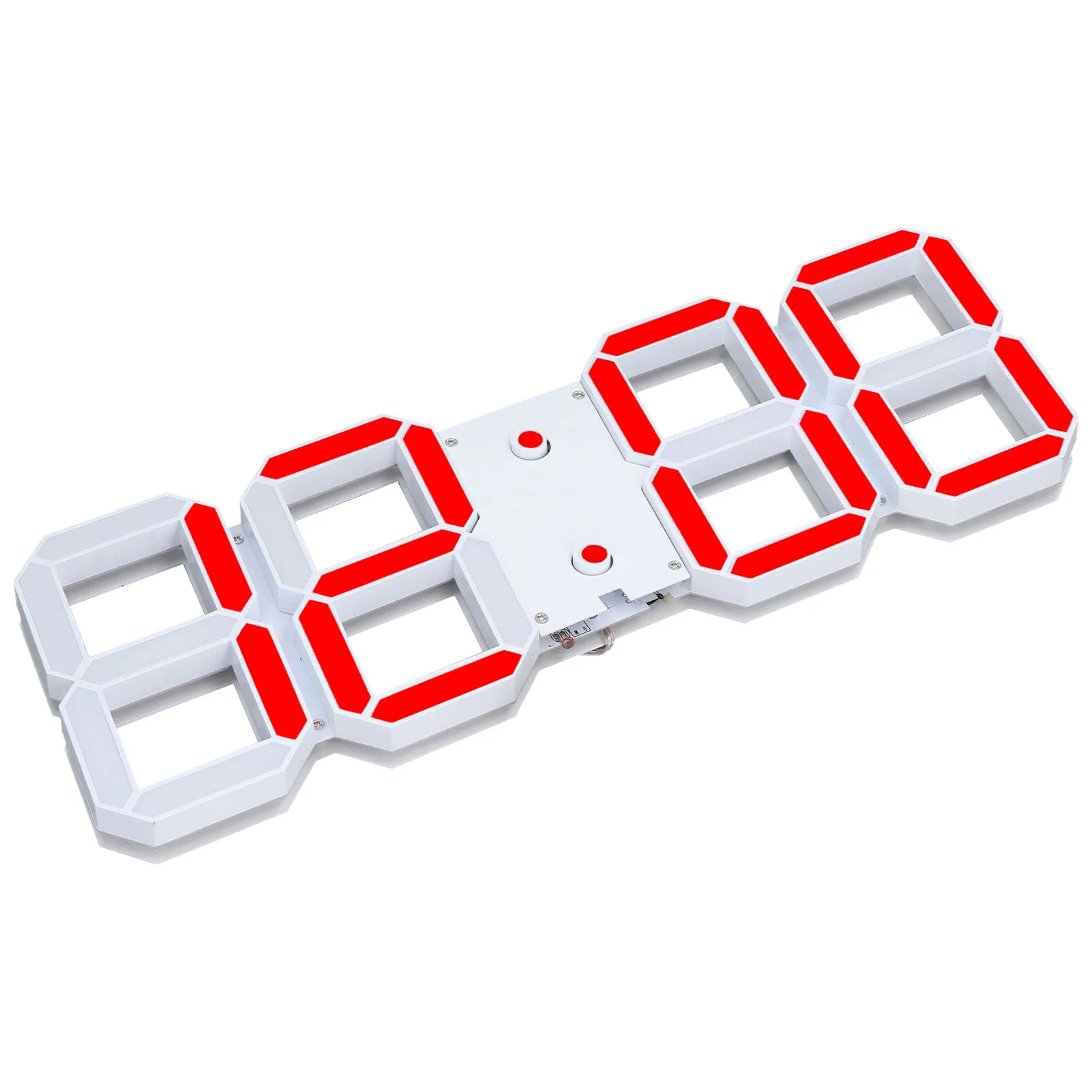 Relojes de pared LED 3D Diseño tridimensional Reloj electrónico multifunción Controles por aplicación Pantalla clara 100-240 V para decoración