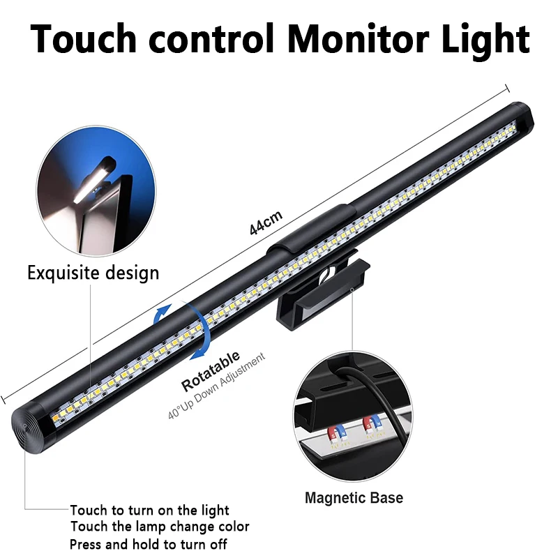 Usb 5 modları renk sıcaklığı Led ışık e-okuma bilgisayar monitörü lamba monitör ekranı ışık çubuğu