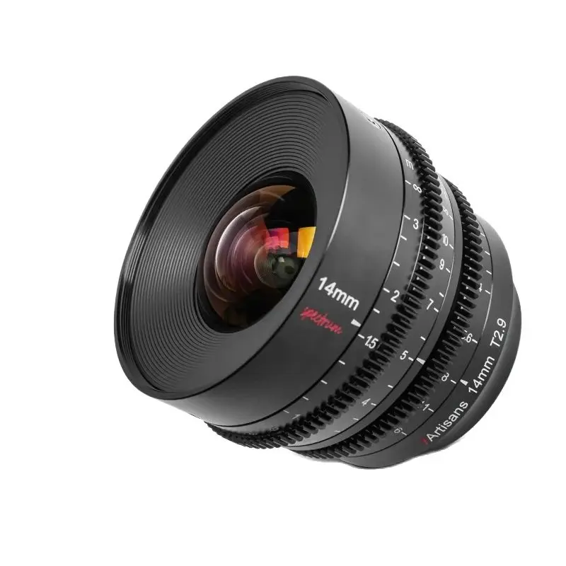 7artisans 14mm T2.9 Full Frame Large Aperture Manual Spectrum Cine Lens For Sony E ZVE10 Nikon Z Leica TL SIGMA FP Canon RF R5