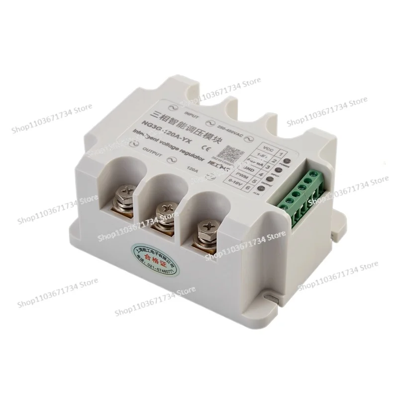 

Three Phase Voltage Regulating Module 485 Communication Power Regulator 15-200A Thyristor Current Power Control Heating
