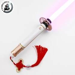 TXQSABER Replica Lightsaber Lily Tora-Asi Light Sword Matal Handle FOC Blaster Smooth Swing Lasersword Toys for Adult Cosplay