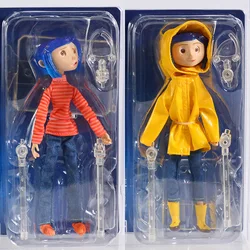 NECA Coraline en chemise rayée/imperméable jaune 7 