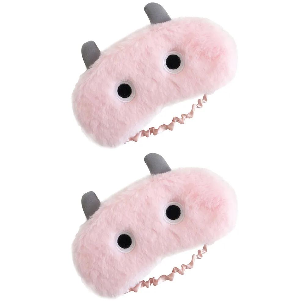 

2Pcs Premium Soft Breathable Sleep Eye Mask Adjustable for Women Travel Home Hotel Nap Meditation Shift Work Relaxation