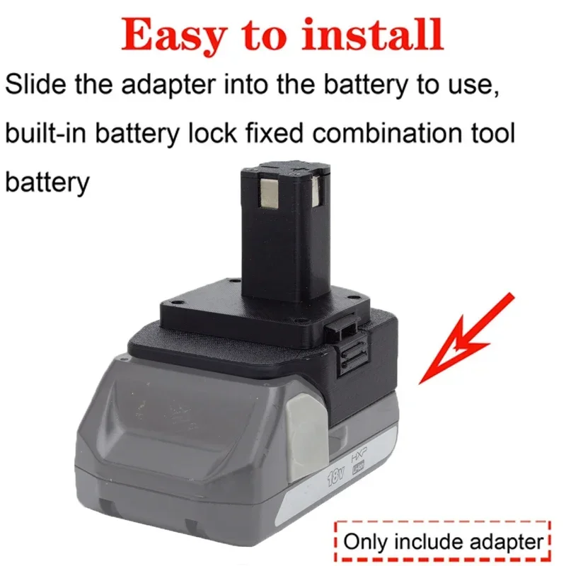 Imagem -04 - Bateria Conversor para Ryobi Lithium Ion Battery Adapter Acessórios para Ferramentas Elétricas Ferramenta Broca Ferramentas para Hitachi Hikoki 18v