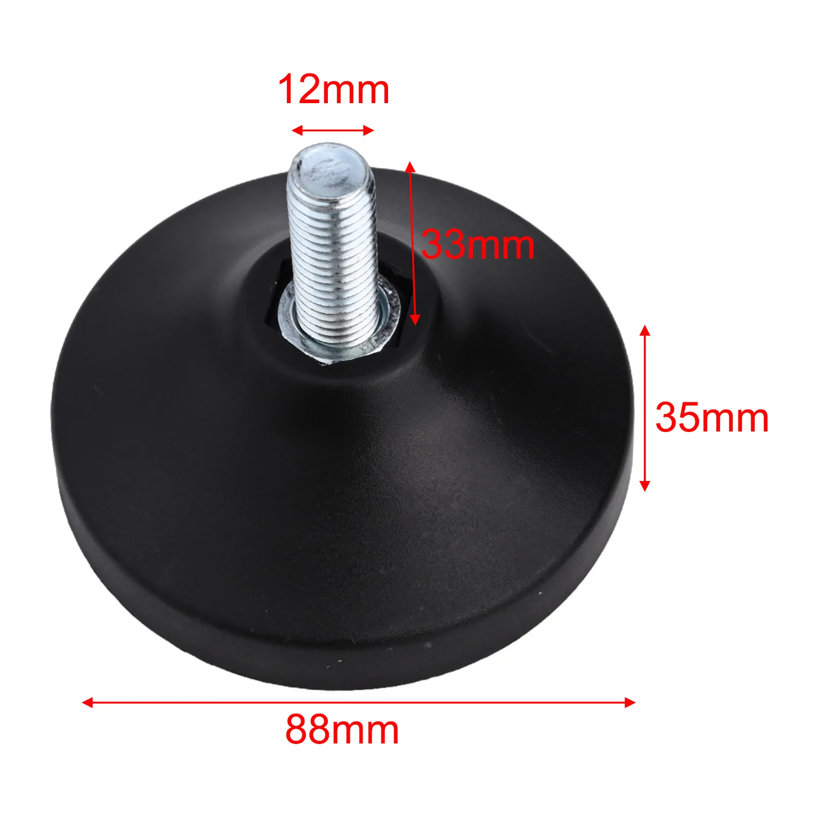 

Parts Adjustment Pad Set Equipment Foosball .Table Foot Levelers Table leg 4Pcs 88*88*68mm Billiard Pool 3.5 inch