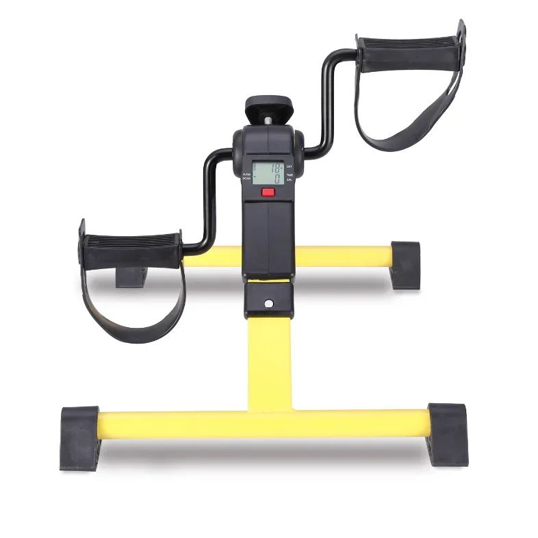 

Foot Exercise Bike Trainer Exercise Mini Foldable Fitness Home Foot Pedal Exerciser for Old People