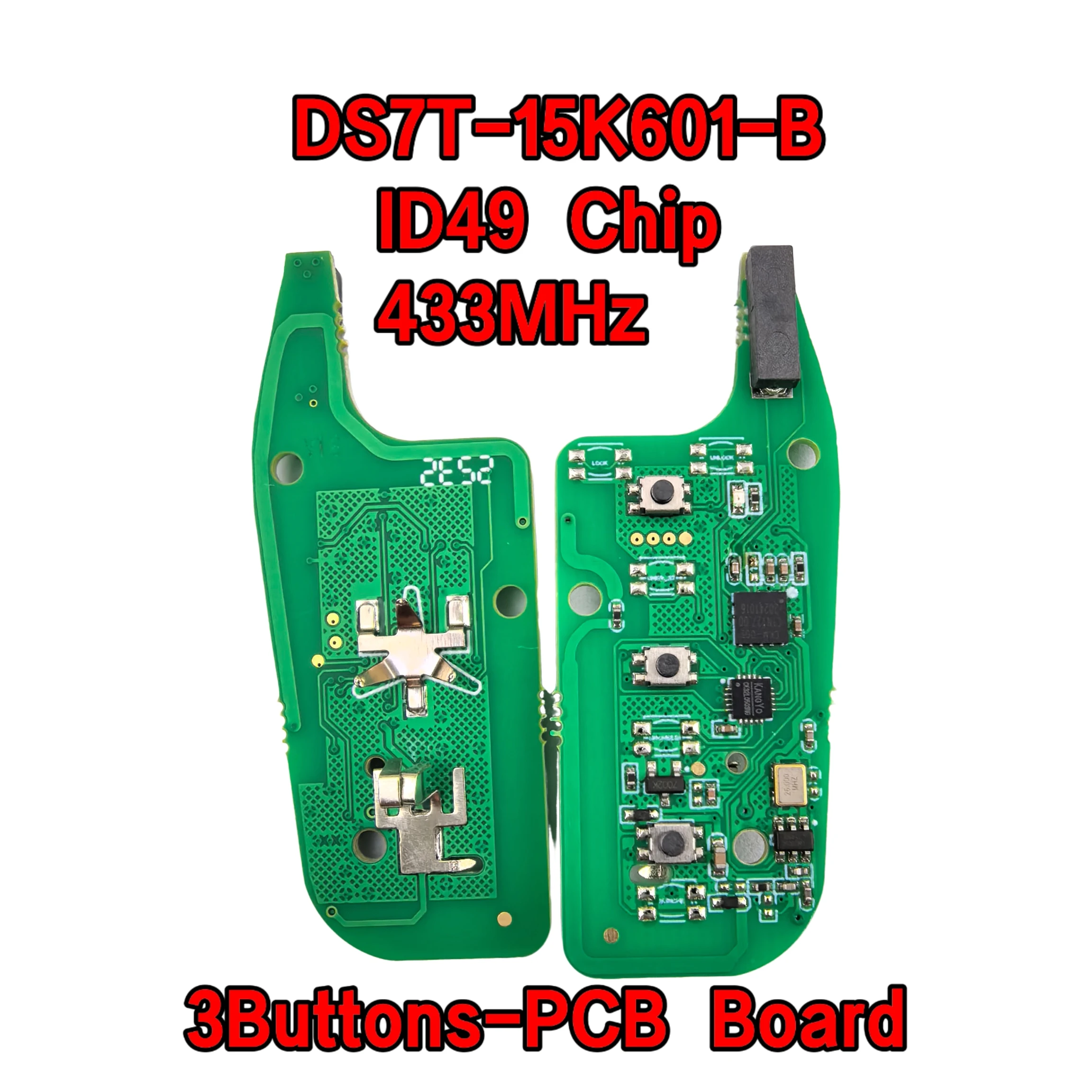 Jingxin Fernbedienungs-Flip-Autoschlüssel-Leiterplatte für Ford PCB Fusion 2013-2016 3/4 Tasten 315MHz FCC ID: N5F-A08TAA N5F-A08TDA 5923667 – Detail 4