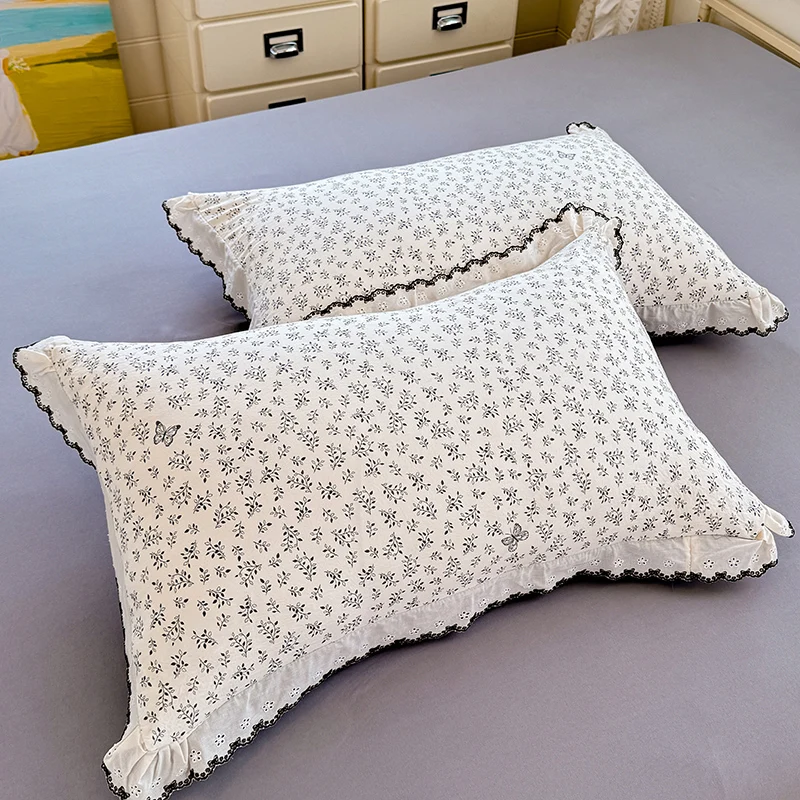 1pcs Pillowcase Ruffles Pillow Cover Pillowslip 48x74cm Cushion Covers Home Soft Pillow Case 베개커버