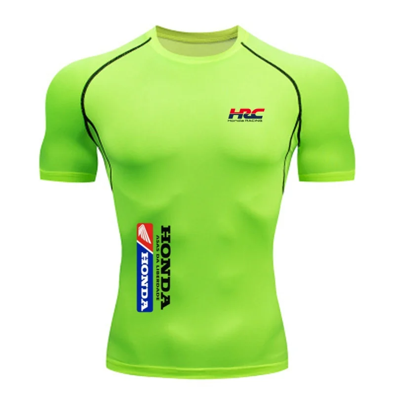 

Honda EX5 Dream Moto Enthusiast Tight Top Quick Dry Fitness Training Tee for Riders