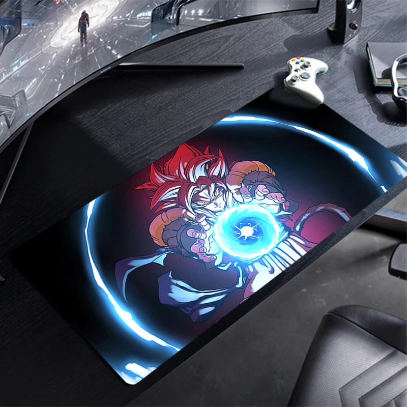 Anime Dragon Ball Mouse Pad Large PC Computer Gamer Kawaii Gaming Accessories Big Mousepad Keyboard Desk Mat Carpet Table - view 2