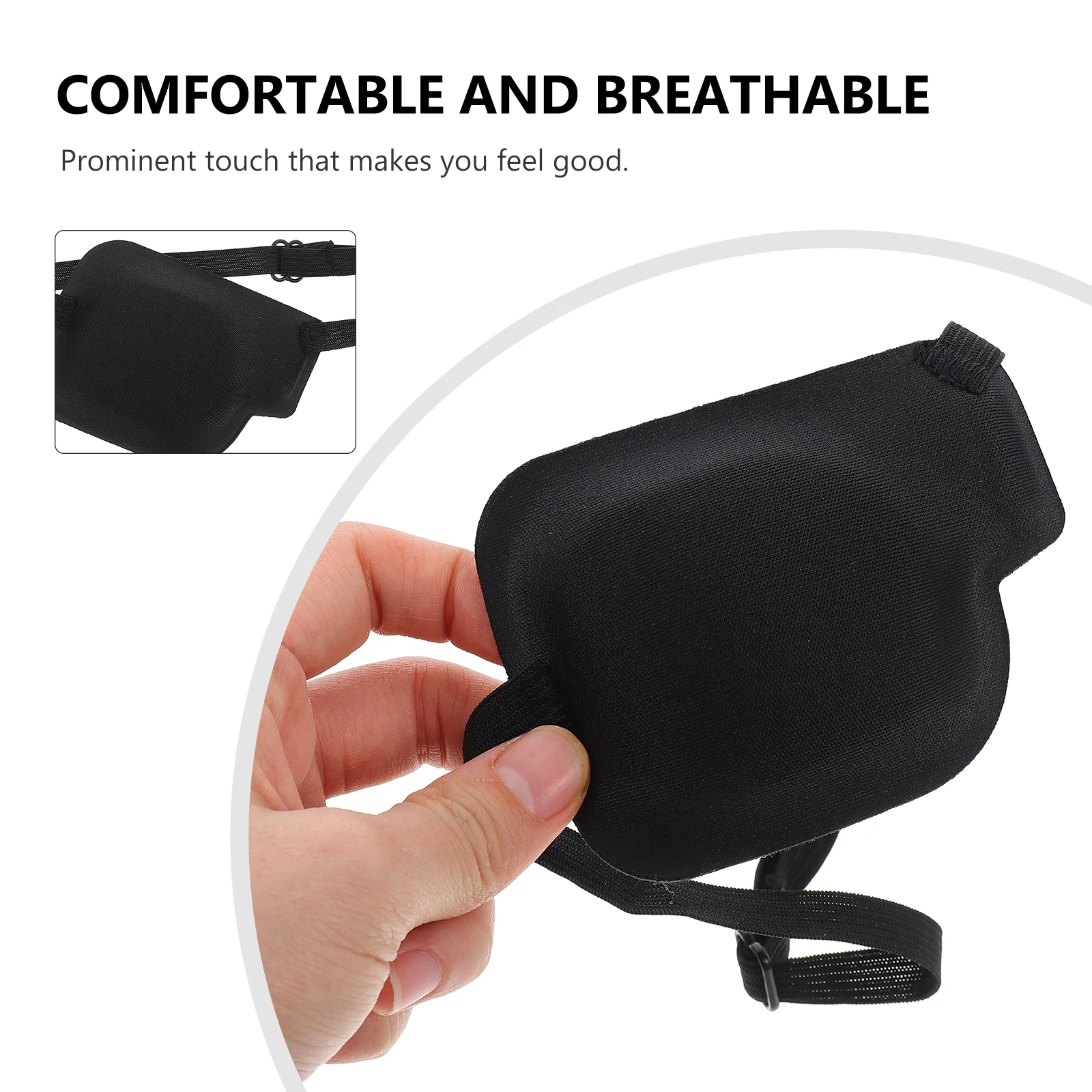 1 Set Strabismus Correction Eye Patch 3D Concave Design Soft Comfortable For Amblyopia Kids Adults Vision Training Exercise