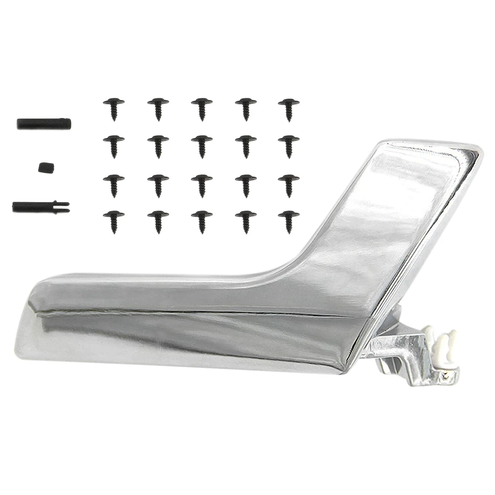 

Interior Door Handle Repair Kit Right for Mercedes-Benz X204 GLK-Class W204 C-Class Plastic Shiny Silver