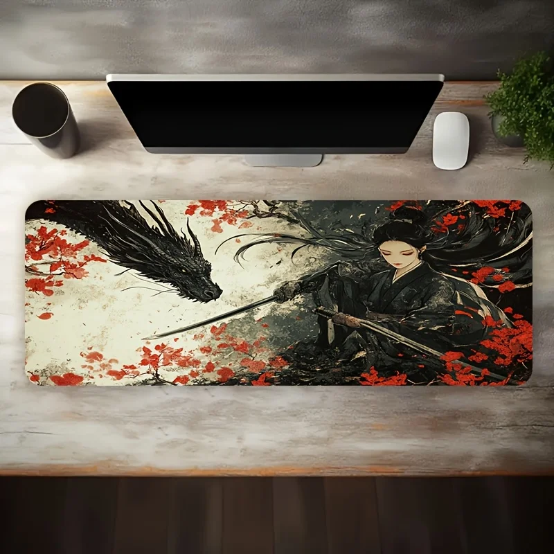 

Большой коврик для стола, игровой коврик для мыши с тканевой поверхностью, нескользящая резиновая основа, коврик для мыши для ПК, ноутбука, клавиатуры, офисной работы