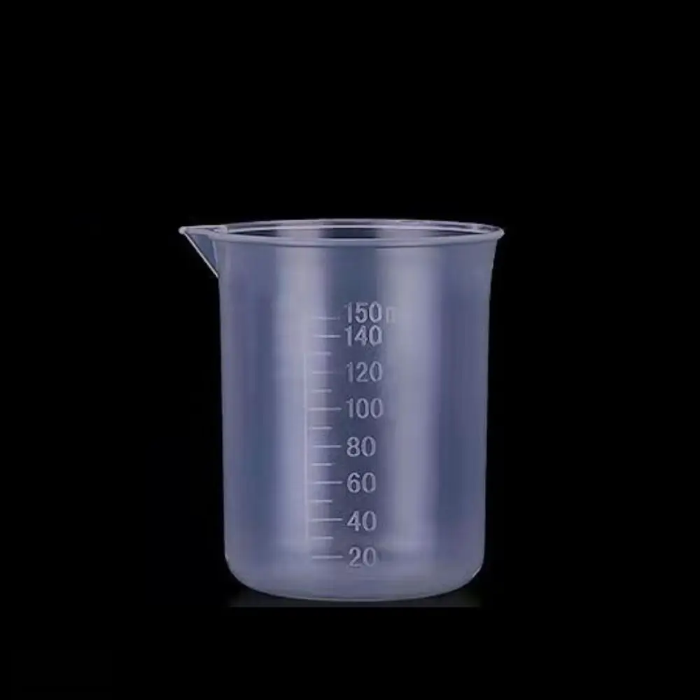 50/100/150/200/250/500/1000ML 1PC Transparent Stackable Plastic with Scale Measuring Cup Beaker Mixing Cups Graduated Cylinder