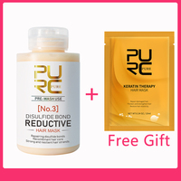 PURC Disulfide Bond Repairing Hair Mask Nourishing Smoothing Straightening Softening Hair Treatment Mask Hair Care