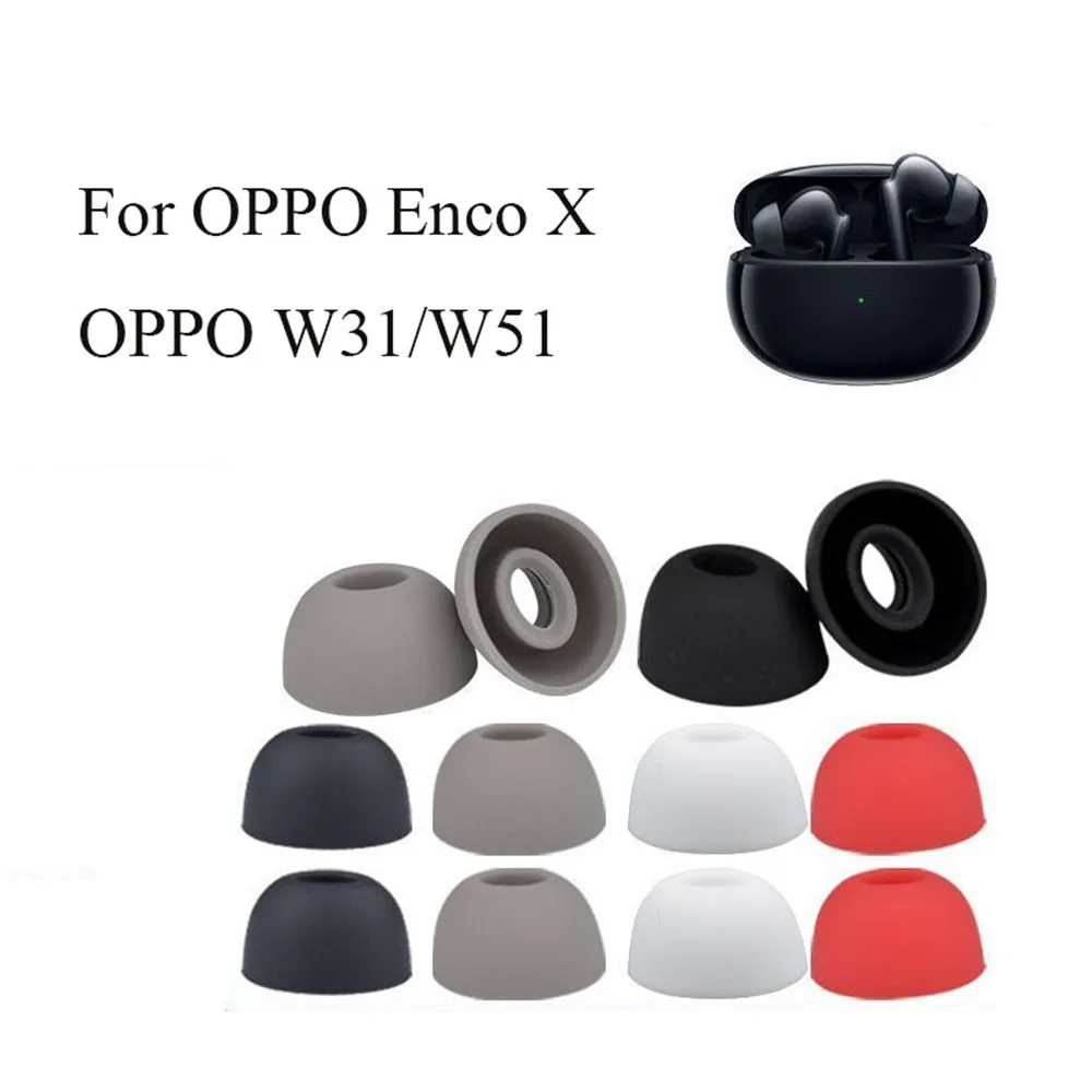 Наконечники для наушников чехол для OPPO Enco X W51 W31 наушники вкладыши Наушники вкладыши беспроводные силиконовые колпачки аксессуары для наушников